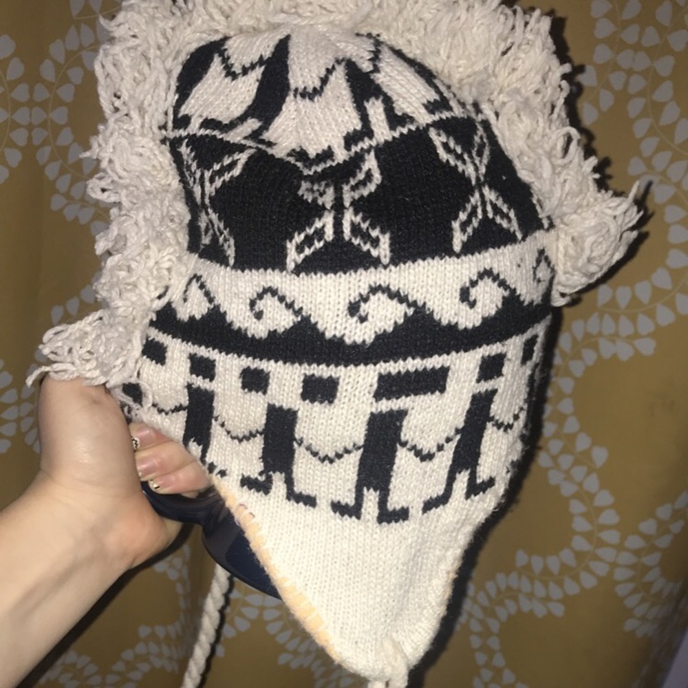 Patterned beanie